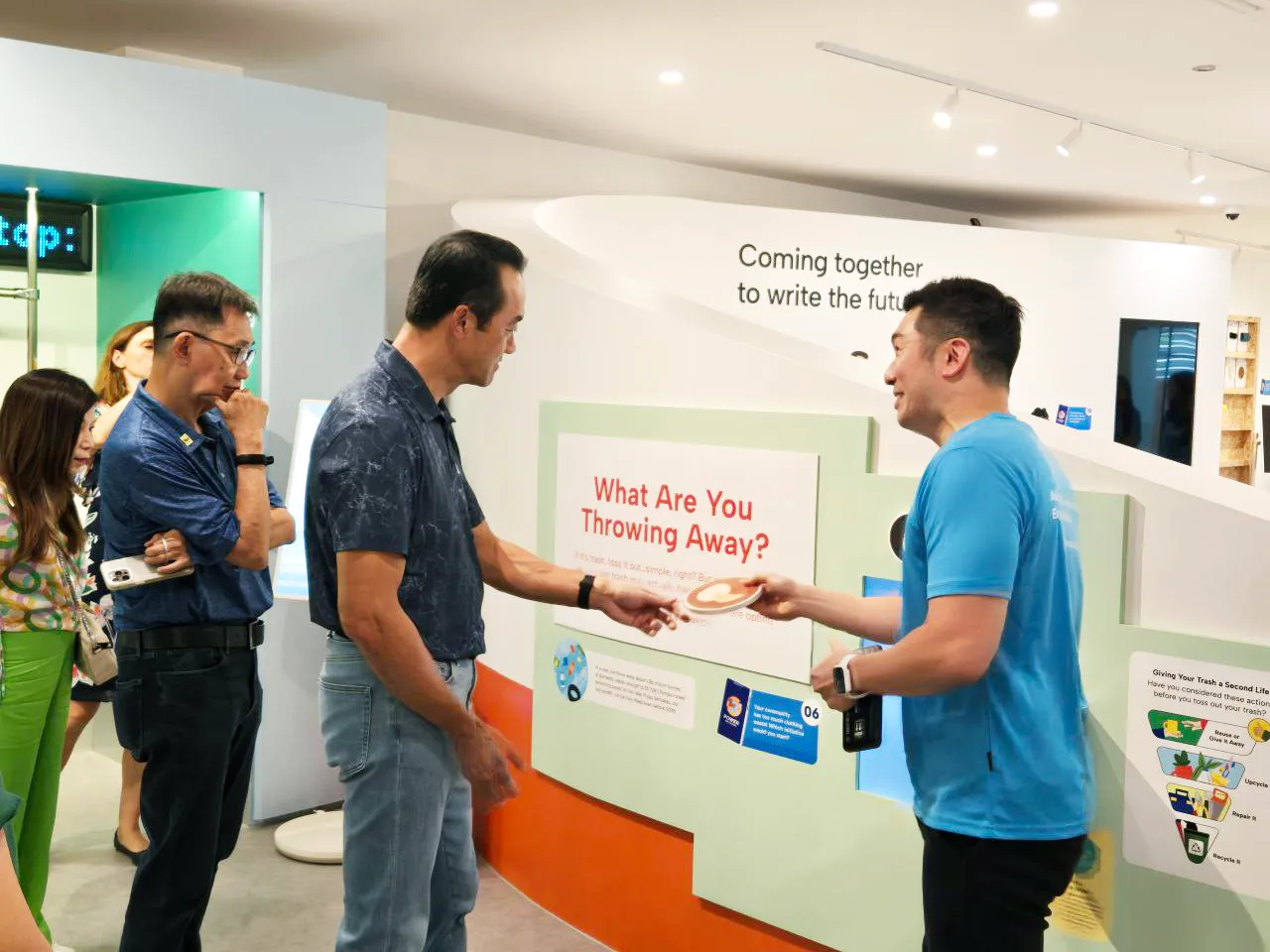 Visitors exploring themed climate zones during their visit