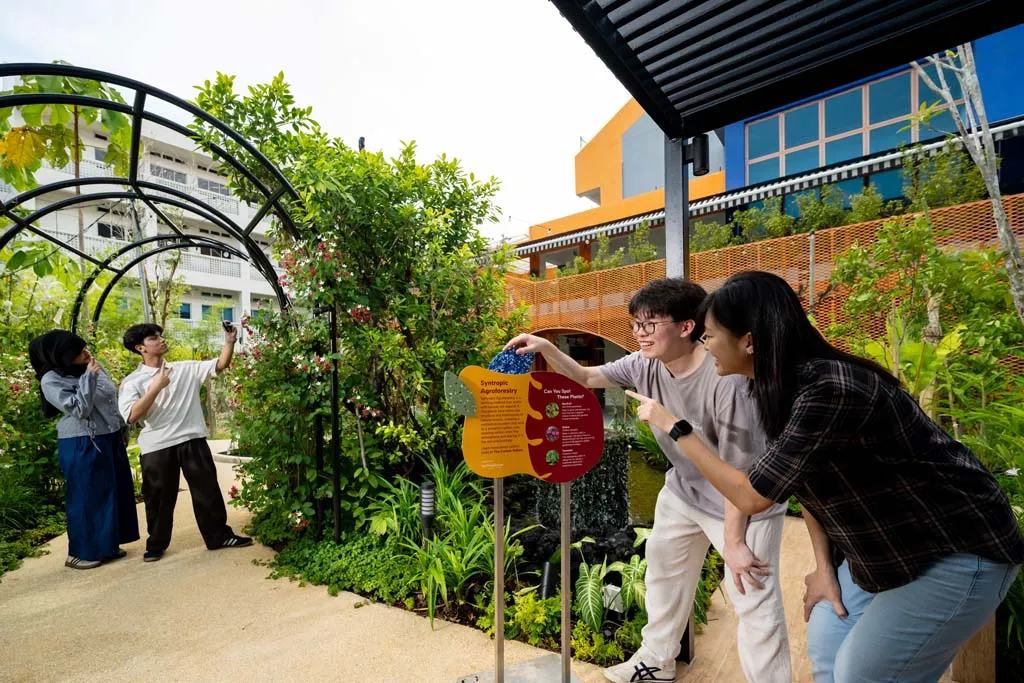 Family learning about low-carbon lifestyle choices