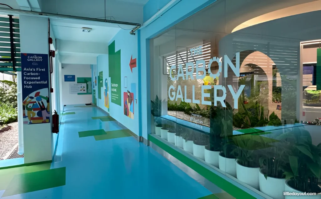 Exhibit area at The Carbon Gallery